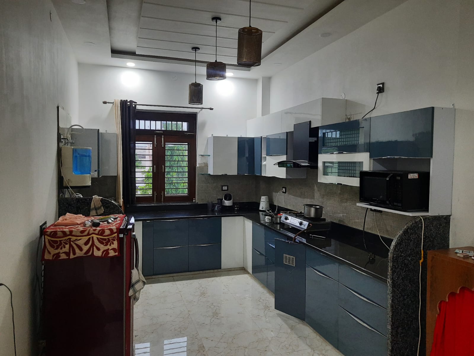 L-shaped modular kitchen Bharatpur